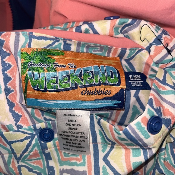 Chubbies Reversible Fleece Windbreaker - Picture 4 of 4